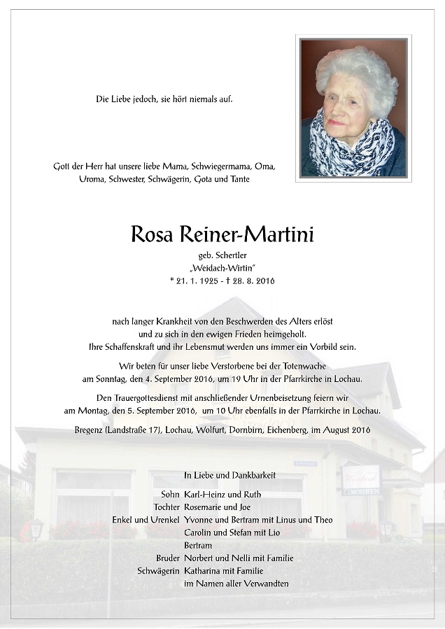 Rosa Reiner-Martini